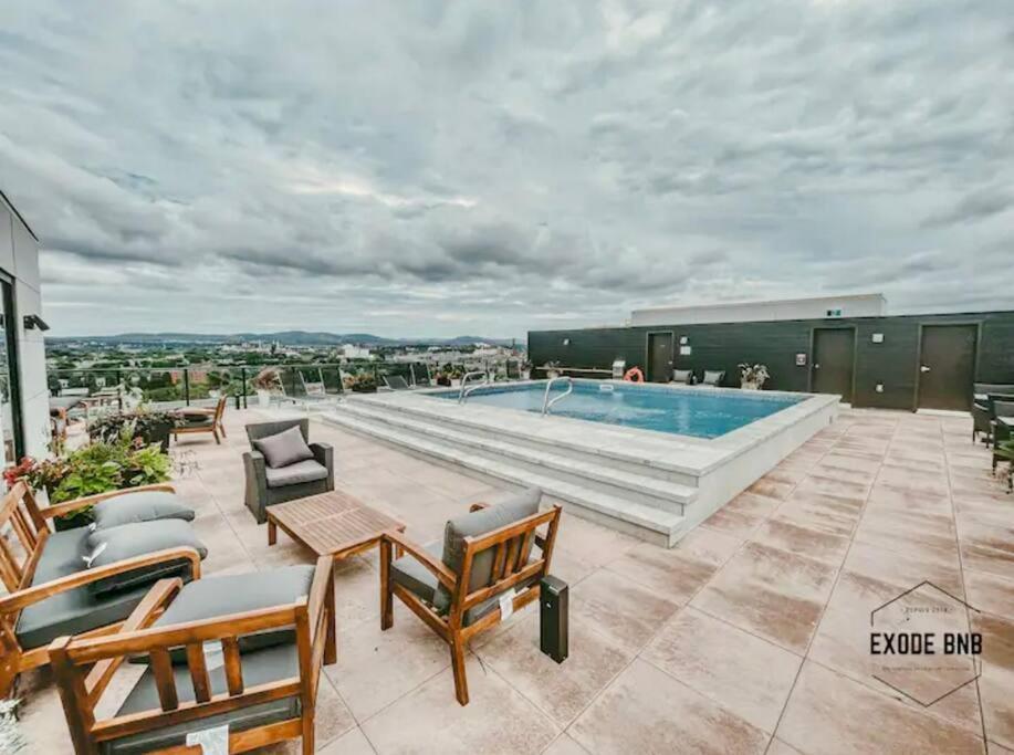 Condo - 305 Piscine Bbq Wifi Ciudad de Quebec Exterior foto
